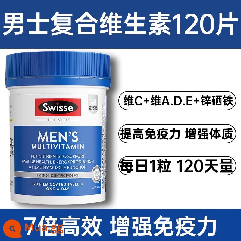 Swisse vitamin tổng hợp cho nữ swisse cải thiện toàn diện hệ miễn dịch phụ nữ tăng cường sức đề kháng chính hãng - [Nam Nữ Phù Hợp, Làm Việc Không Mệt Mỏi] Viên Vitamin Tổng Hợp Cho Nam Swisse 120 Viên