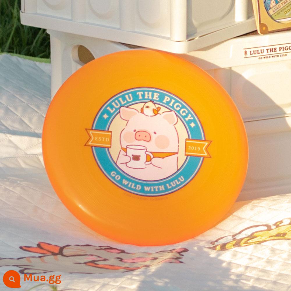 Jiumu Đồ Lặt Vặt Xã Hội Đóng Hộp Lợn LuLu Cắm Trại Dã Ngoại Thảm Túi Ngủ Frisbee Hộp Lưu Trữ Vật Tư Ngoài Trời Thiết Bị Di Động - chiếc dĩa nhựa ném