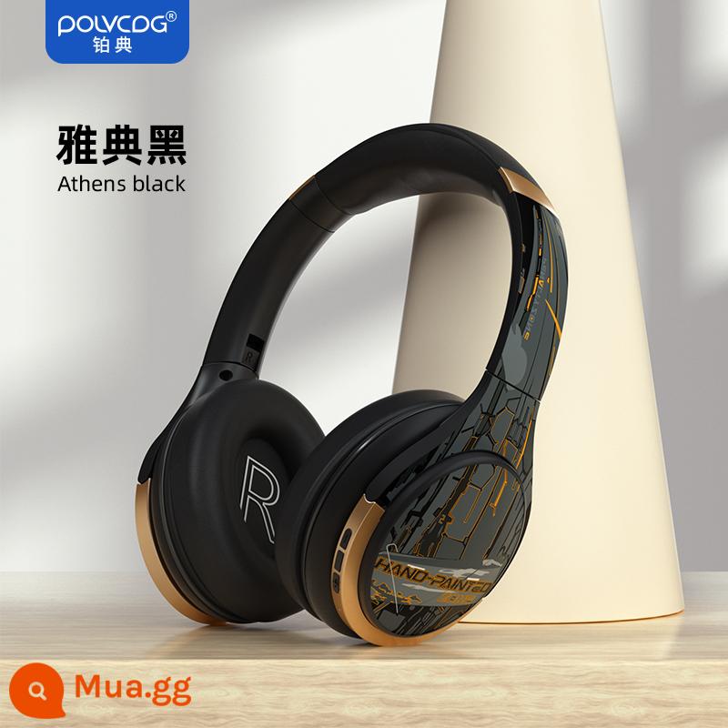 Thích hợp cho Sony Tai nghe Bluetooth gắn trên đầu Sony không dây true ANC giảm tiếng ồn chủ động tai nghe thể thao chạy bộ cao cấp - Athens Black [chất lượng âm thanh hifi √ Giảm tiếng ồn chủ động ANC √ với chế độ trò chơi √ thời lượng pin lâu dài]