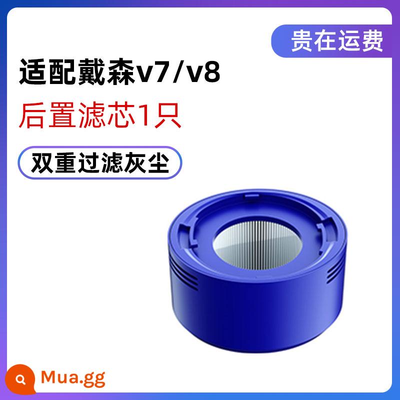 Thích hợp cho bộ lọc phụ kiện máy hút bụi Dyson Dyson bộ lọc phía trước và phía sau V6V7V8V10slimV11v12 - [Chỉ V7/V8] Bộ lọc HEPA phía sau