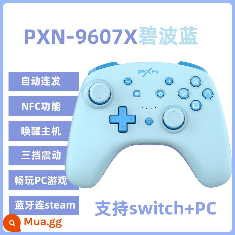 PXN Lai Shida chuyển đổi bộ điều khiển trò chơi ns trong nước chuyên nghiệp Máy chơi game Nintendo oled nspro bluetooth không dây switchpro quốc gia hành động rừng máy tính PC hơi nước hai người đi - 9607X Bibo màu xanh