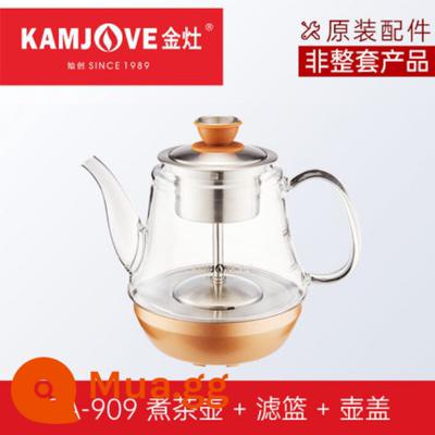 Jinzao GA-909 ban đầu cao phụ kiện nồi thủy tinh borosilicate 909 ấm pha trà phụ kiện thủy tinh không hoàn chỉnh bộ - Ấm trà hấp Jinzao GA-909 (cả bình)