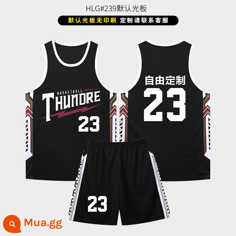 Đồng phục bóng rổ phù hợp với nam tùy chỉnh Jersey của phụ nữ Mỹ in áo huấn luyện mùa hè áo đồng phục trò chơi tùy chỉnh đồng phục đội - 239 màu đen [tùy chỉnh bảng trống]