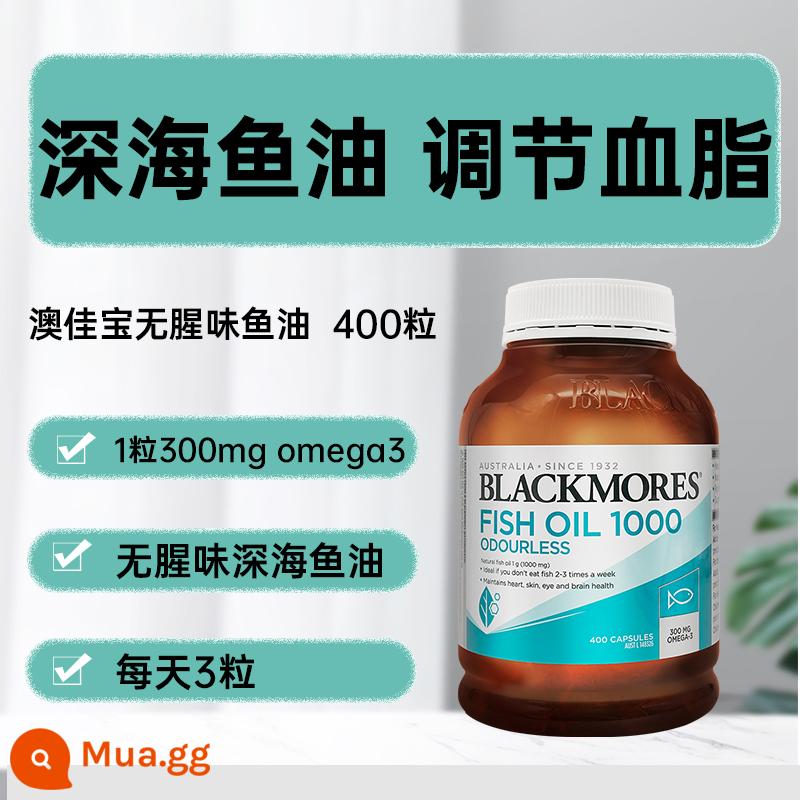 Úc Dầu cá biển sâu Gia Bảo 3 lần dầu gan cá cô đặc Omega omega3 viên nang mềm tim và não Cửa hàng hàng đầu chính thức - [Mẫu tiết kiệm chi phí] Dầu cá biển sâu không có mùi tanh 400 viên..