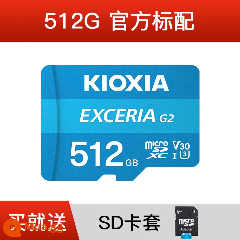 Kaixia thẻ nhớ tf 512g tốc độ cao máy bay không người lái màn hình phẳng chụp ảnh giám sát ống kính chuyển đổi thẻ nhớ micro sd - [U3/V30] Cấu hình tiêu chuẩn chính thức 512G/ ngăn đựng thẻ miễn phí