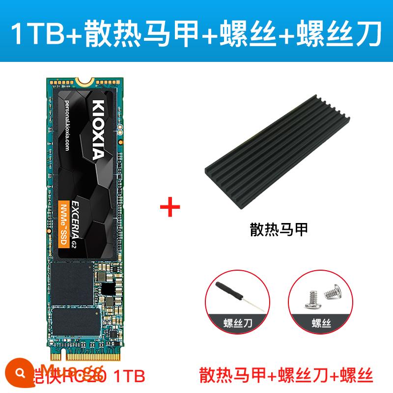 Kai Xia RC20 ổ cứng thể rắn 1t m.2 thể rắn nvme pcie ssd máy tính để bàn máy tính xách tay trạng thái rắn m2 - RC20-1T đạt tiêu chuẩn + tản nhiệt + ốc vít + tuốc nơ vít