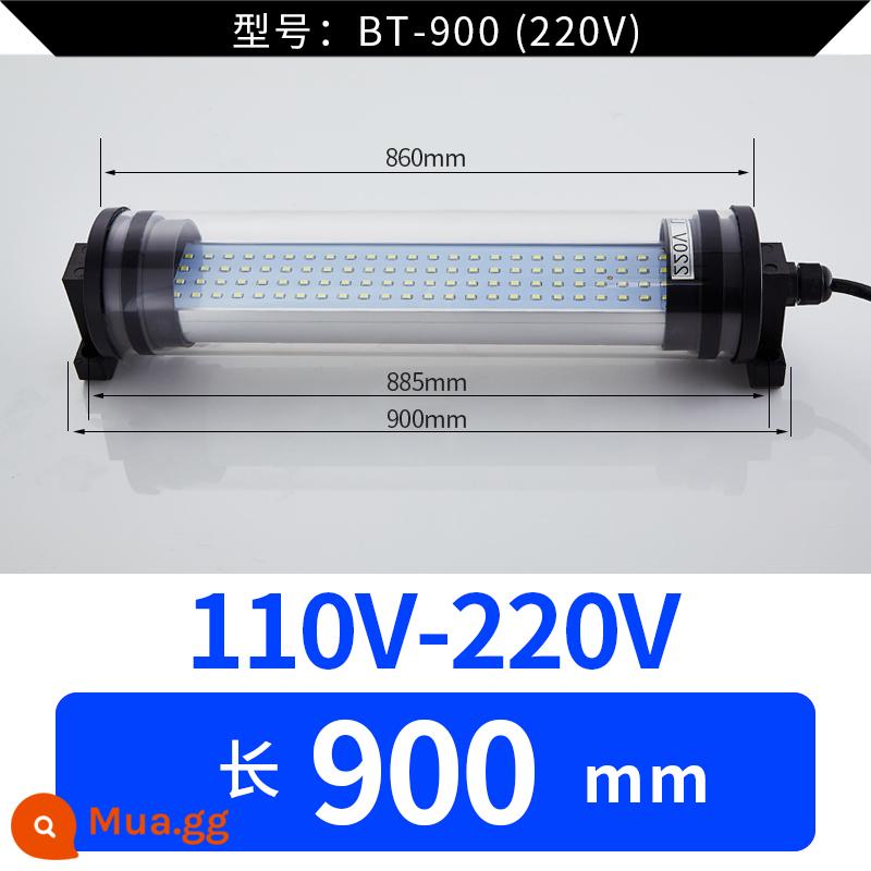 Đèn Led Máy Công Cụ Đèn Làm Việc Máy Tiện CNC Đèn Tiết Kiệm Năng Lượng Dạng Ống Đèn Huỳnh Quang 24 Đèn Chiếu Sáng Chống Dầu Chống Thấm Nước 220V - 900mm220V