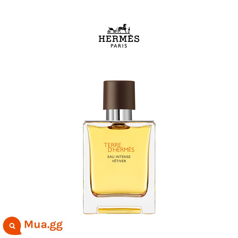 [Quà tặng ngày lễ tình nhân của Trung Quốc] Nước hoa Hermes Hermes Nước hoa nam Hương thơm nhẹ Hương thơm kéo dài Món quà tông màu gỗ - Hermès Earth Hương cỏ hương bài Eau de Parfum 50ml