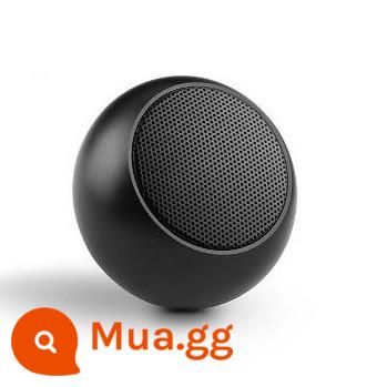 Bluetooth không dây mini thép pháo loa siêu trầm quá khổ âm lượng lớn loa nhỏ di động bằng kim loại nhỏ - Phiên bản thường [đen mờ] không có tiếng ồn