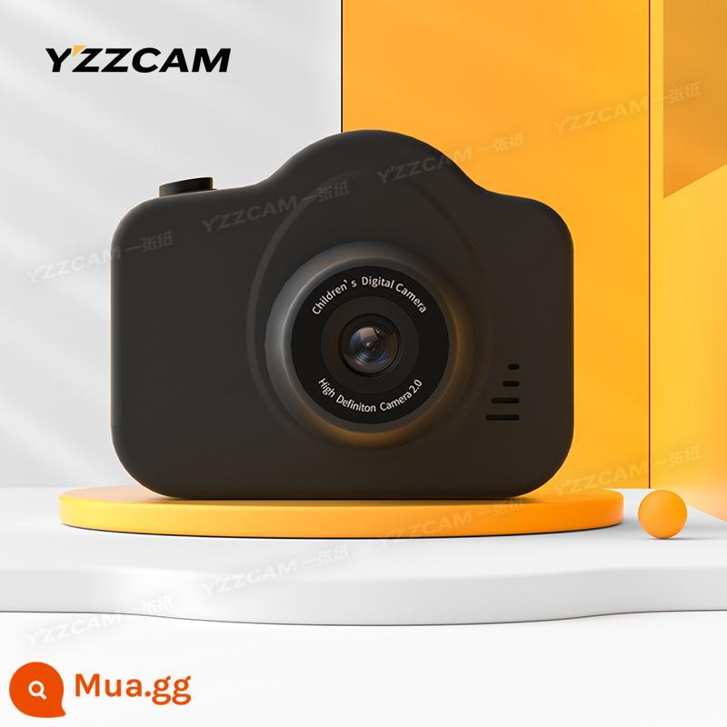 Camera kép độ nét cao máy ảnh kỹ thuật số dễ thương trong khuôn viên sinh viên có thể chụp ảnh và tải lên máy ảnh ghi lại hành trình trên điện thoại di động - Màu đen cổ điển (ảnh đơn HD)