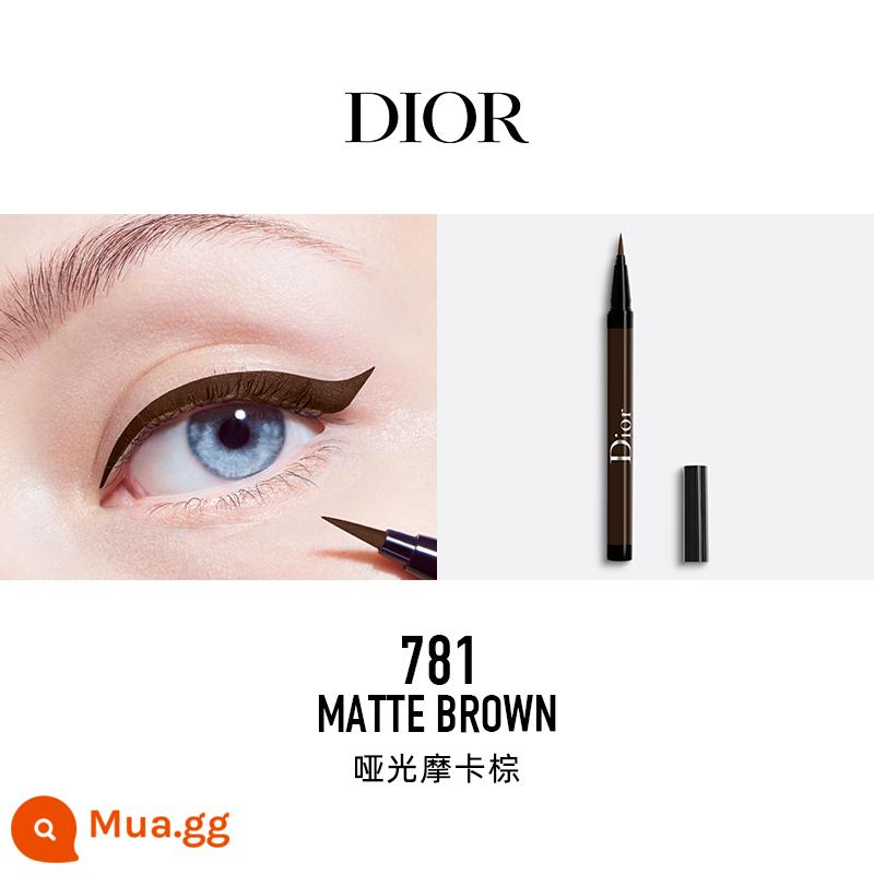 [Quà tặng năm mới] Bút kẻ mắt dạng lỏng Dior Stunning Show Trang điểm hoàn màu mượt mà không thấm nước - 781 màu nâu mocha mờ