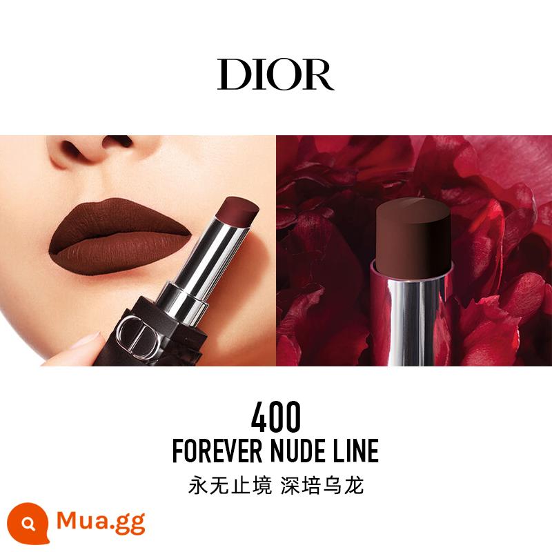 [Quà tặng năm mới] Dior Dior Lieyan Blue Star Lock Color Lip Glaze 999 626 720 Makeup Lipstick - [Son Môi] 400 Ô Long Giáo Dục Sâu Sắc Không Bao Giờ Hết