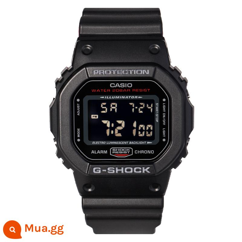 Đồng hồ thể thao nam mặt vuông g-shock cổ điển màu đen cá tính CASIO DW-5600BB-1/SK/MS/E/N - DW-5600HR-1 đen đỏ