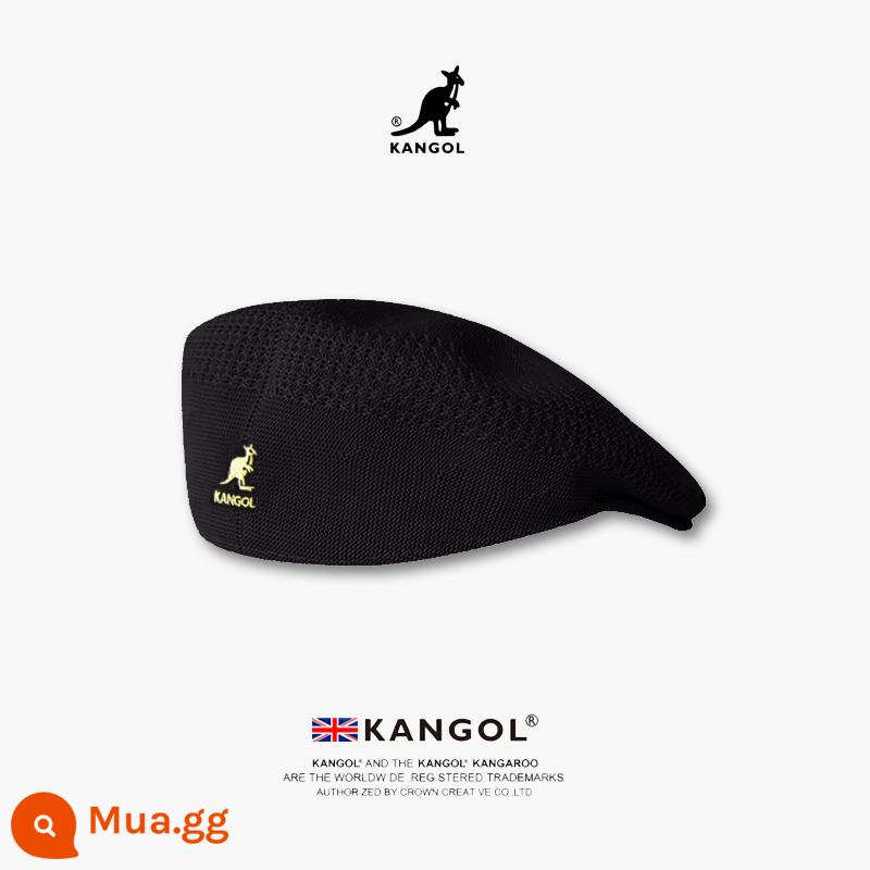 [Chính hãng chính thức] Mũ nồi kangaroo KANGOL Tropic 504 xu hướng thu đông nam nữ cùng kiểu mũ len - Vàng đen [Lưới] Tóc thẳng điểm