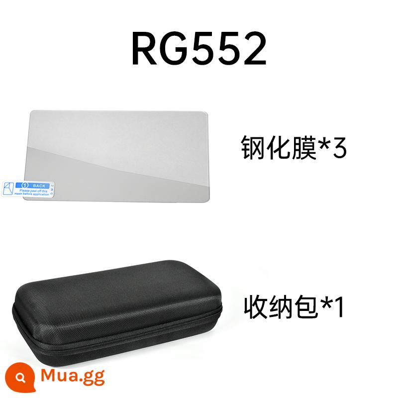 Brother Zhou 351V túi lưu trữ phim cường lực 351mp mã nguồn mở cầm tay RG503 cầm tay RG552 túi lưu trữ phim cường lực - Phim cường lực 552*3+túi bảo quản 1