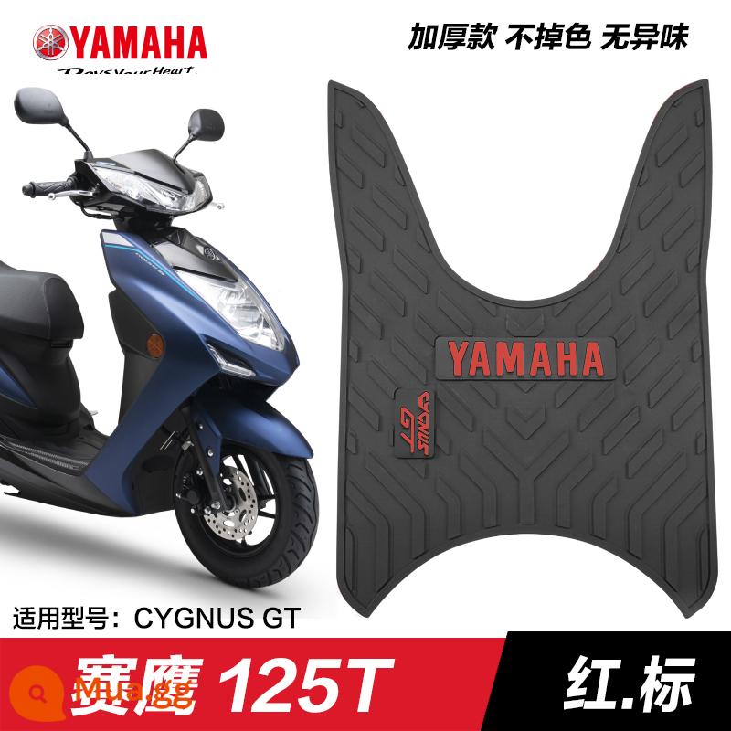 Yamaha Saiying GT Fuxi Patrol Eagle Asahi Eagle Fuying Qiaoge i125 miếng đệm chân sửa đổi phụ kiện miếng đệm chân xe tay ga - Old Saiying GT125—nhãn đỏ