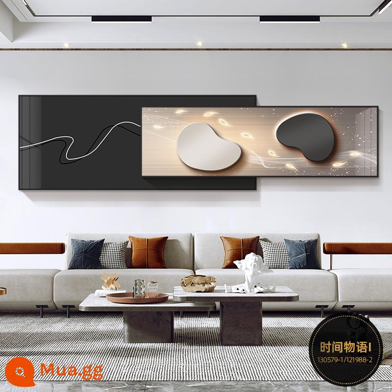 Thời gian chạy sofa nền tường tranh trang trí ánh sáng hiện đại phòng ngủ sang trọng đầu giường tranh tranh trừu tượng tranh tường phòng khách - Câu chuyện thời gian tôi