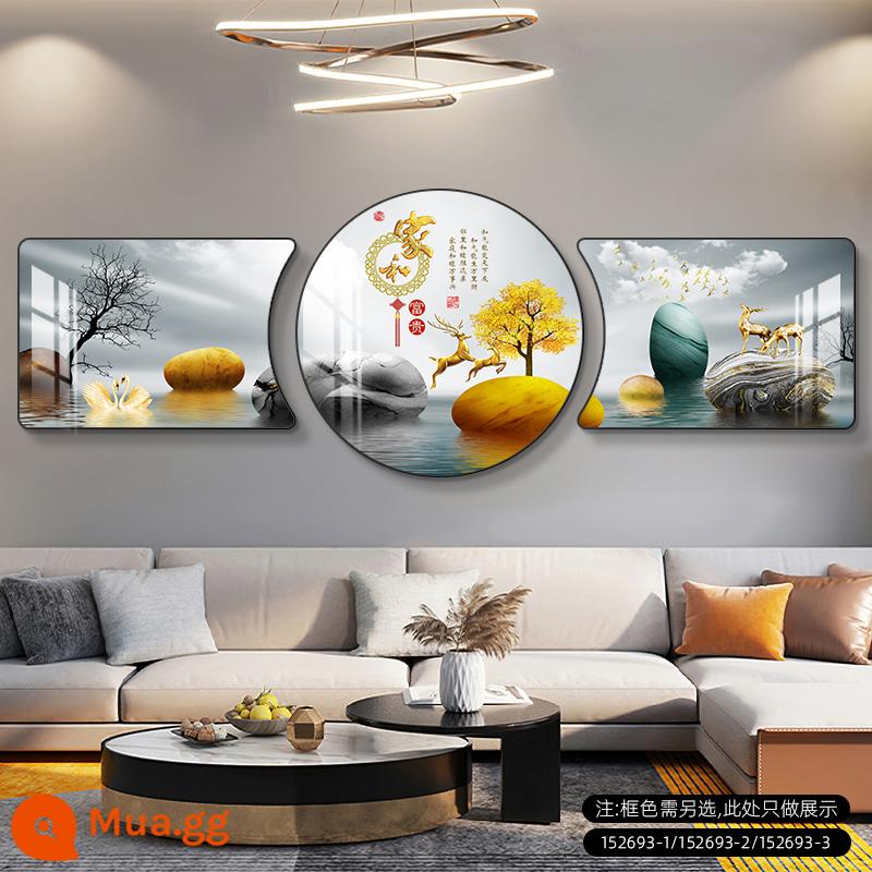 Sofa Nền Tranh Treo Tường Có Nghĩa Là Tốt Hiện Đại Đơn Giản Nhẹ Sang Trọng Triptych Mới Cao Cấp Khí Quyển Phòng Khách Tranh Trang Trí - Fulu đồng hành