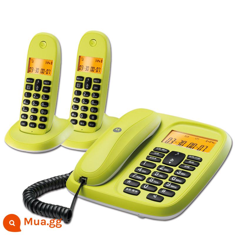 Điện thoại không dây Motorola CL101C chính chủ máy văn phòng điện thoại cố định cố định không dây gia đình một kéo một hai - Màu vôi một cho hai