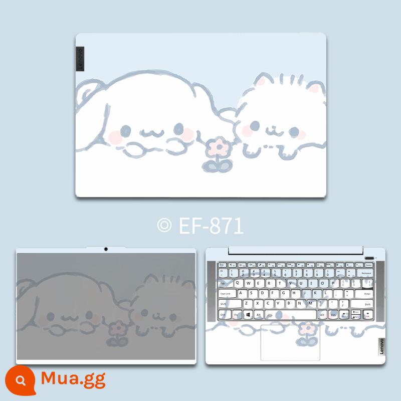 Miếng dán máy tính màng chó quế màng bảo vệ chó tai to Lenovo pro14 Apple air Huawei 13 kê Asus Dell HP 66 light and shadow 15.6 inch notebook shell film 16 phù hợp cho - EF-871 [ABC Three Sides] Model máy tính đặt hàng và để lại tin nhắn