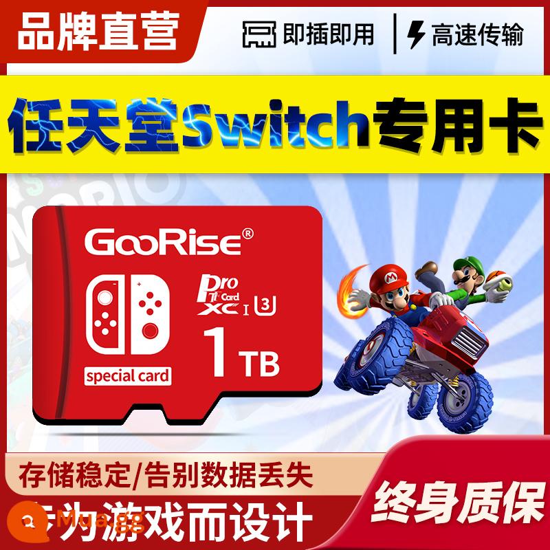 Công tắc thẻ nhớ 512G Nintendo thẻ nhớ sd 1TB tốc độ cao máy chơi game 3ds thẻ nhớ ns mở rộng TF - [①TB] Thẻ tốc độ cao Nintendo Switch + đầu đọc thẻ + hộp đựng thẻ