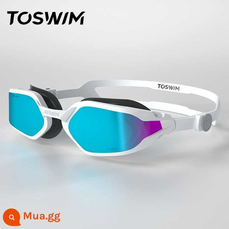 TOSWIM Tuosheng kính bơi khung lớn nam cận thị chống nước chống sương mù độ nét cao kính bơi nữ thiết bị bơi lặn - Bóng ngày [Khung lớn mới] Ánh sáng phẳng/Cận thị Tùy chọn-