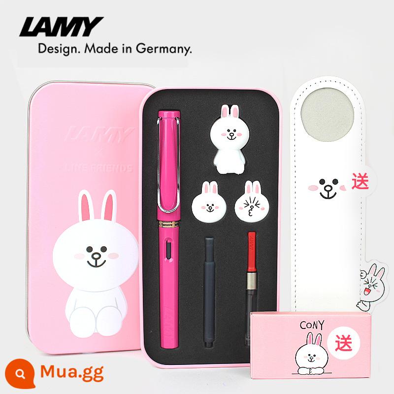 Ngày lễ tình nhân Năm mới Kỷ Mão Lamy Lễ hội mùa xuân món quà sinh nhật cô giáo dành cho bạn gái tặng bạn gái sáng tạo và thiết thực - Coni Rabbit-Hồng Hồng [Hộp Sắt Tinh Tế]