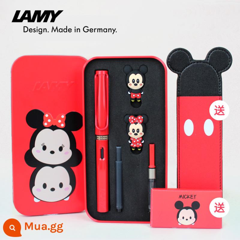 Ngày lễ tình nhân Năm mới Kỷ Mão Lamy Lễ hội mùa xuân món quà sinh nhật cô giáo dành cho bạn gái tặng bạn gái sáng tạo và thiết thực - Mickey và Minnie-Limited Red [Hộp sắt tinh tế]