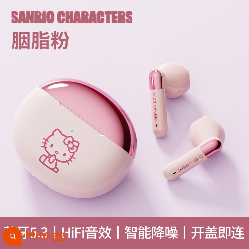 Sanrio chính hãng liên doanh sang trọng sound S01 Tai nghe Bluetooth true wireless cao cấp quà tặng dễ thương cho Huawei Apple - [Xin chào] Rouge Pink Thousand Yuan HiFi Sound·Bluetooth v5.3·Nâng cấp tuổi thọ pin