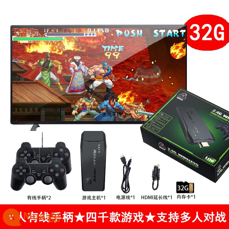 2022 Máy chơi game nhà mới kết nối TV cao -định nghĩa, thẻ -type FC Super Maruri Soul Doro Street Machine Red và White Machine Game Box - [Bộ điều khiển có dây] Gói gồm hai ★ 4.000 trò chơi ★ hỗ trợ các trận chiến nhiều người chơi