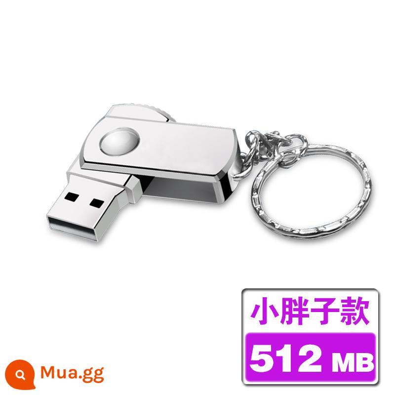 Đấu Thầu Ổ Đĩa U 128M 512M 1G 2G 4G 8G 16G Dung Lượng Nhỏ USB Kim Loại Tùy Chỉnh chữ LOGO - 512[MB]Người Mẫu Nhỏ Béo