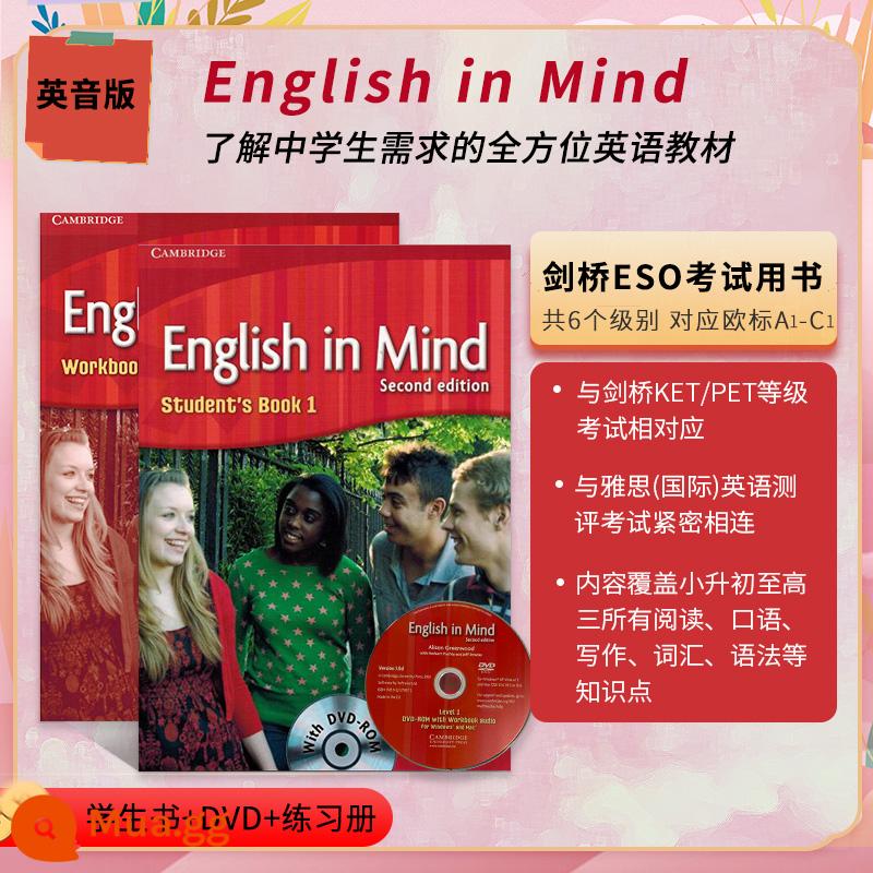 Giáo trình giảng dạy tiếng Anh gốc bản gốc Cambridge University Press nhập khẩu English English in mind star - Sách học sinh cấp 1 + sách bài tập phiên bản Anh