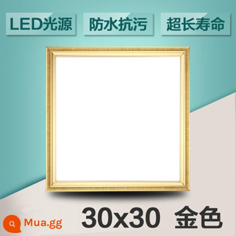 Tích hợp đèn LED âm trần nhà bếp bột phòng ánh sáng bằng nhôm hình tam giác nhúng 30x30x60x300x600 đèn phẳng - 30*30 vàng 12 watt