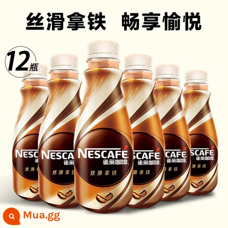 Nước uống cà phê giải khát pha sẵn latte hazelnut caramel đóng chai Nescafé 268ml*15 hộp đầy đủ - Latte mượt 268ml*12 chai