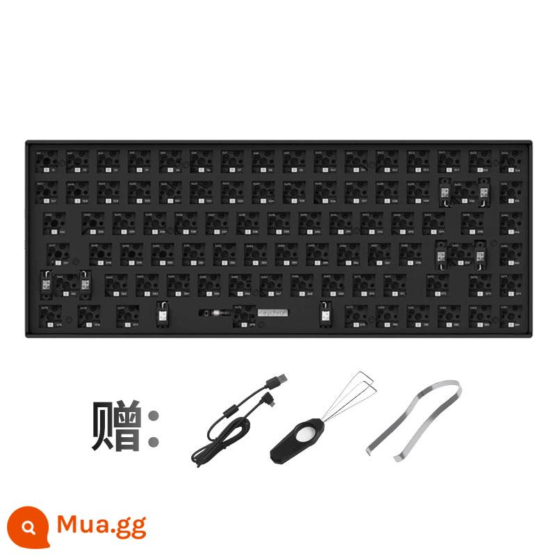 Keychron K2Pro Bluetooth Mac Bàn phím cơ hai chế độ thông qua phím thay đổi 84 phím có dây đèn văn phòng tùy biến - K2P-Z [Kit] Khung nhựa RGB có thể tráo đổi nóng