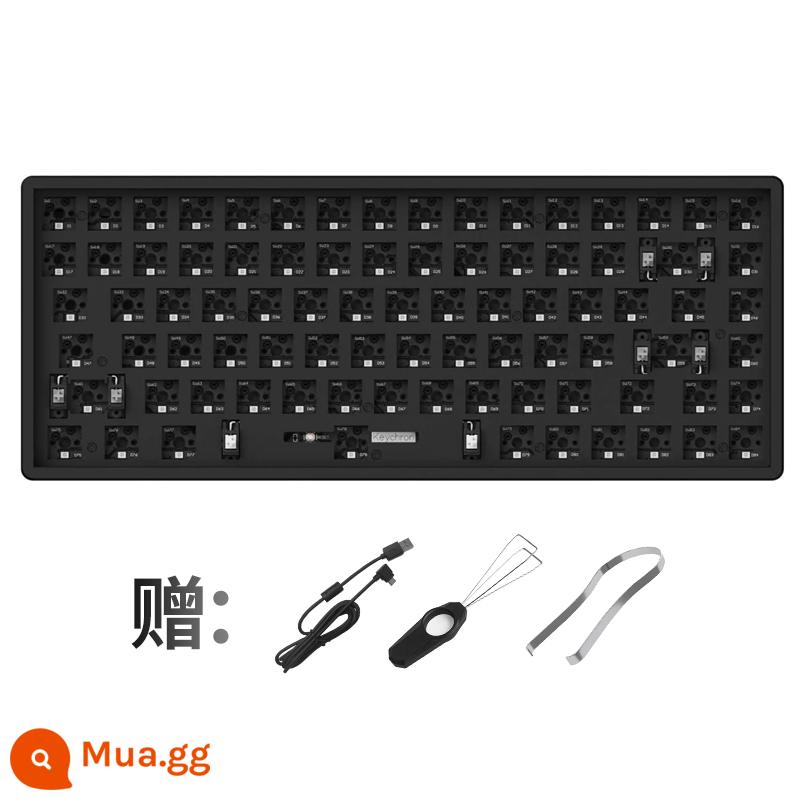 Keychron K2Pro Bluetooth Mac Bàn phím cơ hai chế độ thông qua phím thay đổi 84 phím có dây đèn văn phòng tùy biến - K2P-Z [Kit] Khung nhôm Anodized-RGB trao đổi nóng