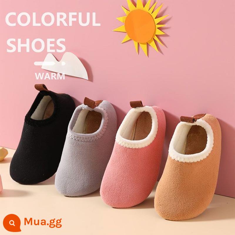 Bàn thiếu niên SOCKS SKETER SWEET Mùa đông nam nữ Nội thất Anti -slip Soft Dễ dàng và Vớ Velvet Giáo dục sớm - Chiều dài bên trong 13,6cm với cỡ 24-25