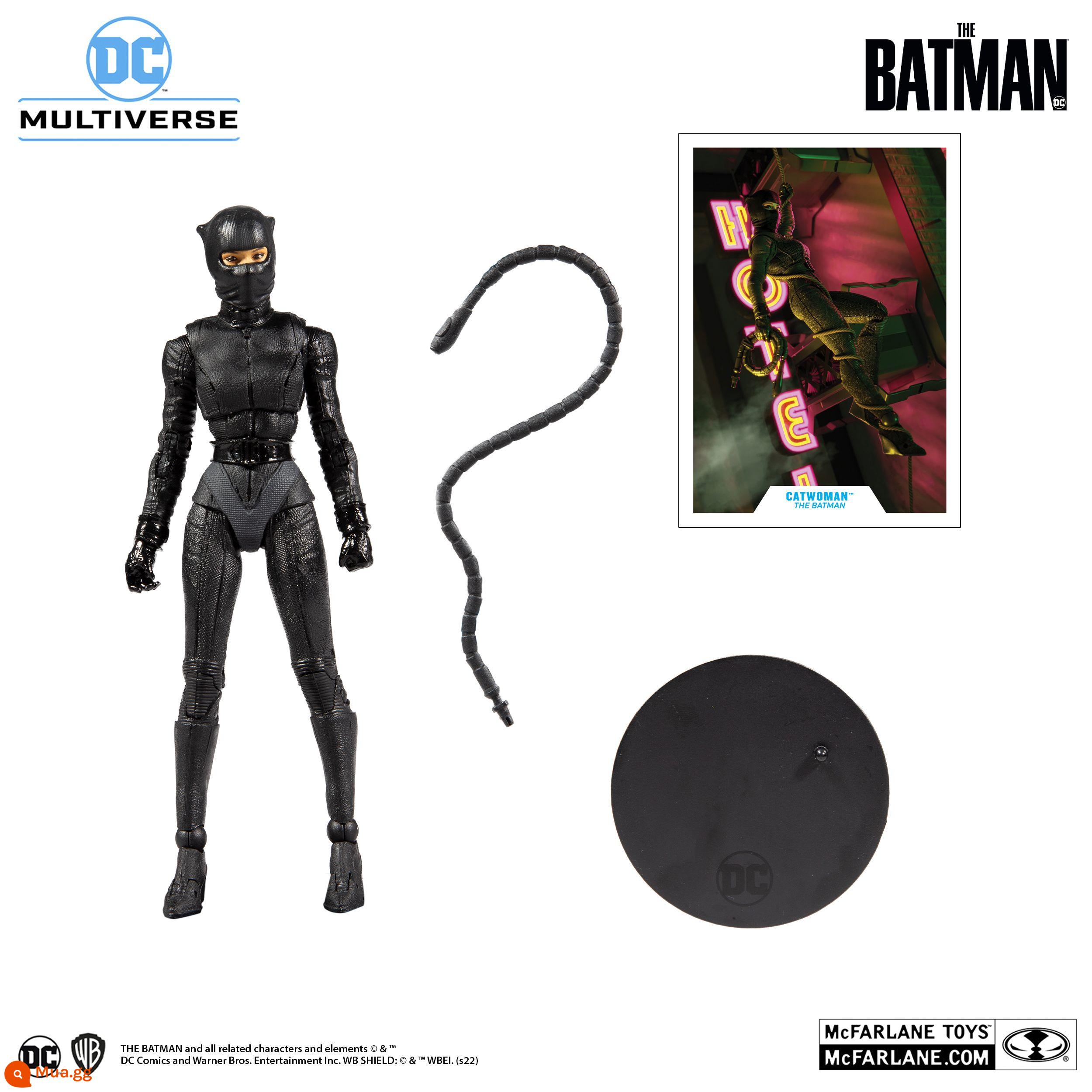 (Spot) McFarlane McFarlane DC mẫu ủy quyền chính hãng Batman 2022 Batman mới - người phụ nữ mèo