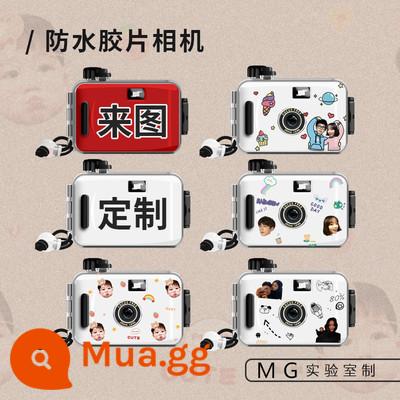 Phim máy ảnh đánh lừa ins phim cổ điển dùng một lần không phải Polaroid lưới màu đỏ máy ảnh sinh viên máy ảnh nhỏ - Tùy chỉnh (đặt hàng tối thiểu cho một mảnh) Tùy chỉnh theo bản vẽ