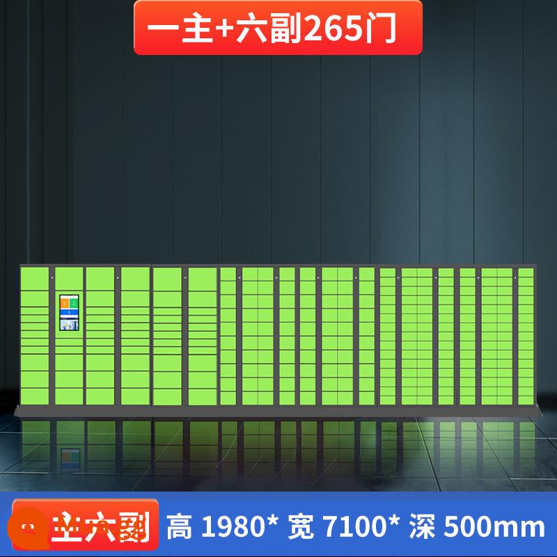 Tủ chuyển phát nhanh cộng đồng Tủ chuyển phát nhanh thông minh Diyi Tủ tự lấy hàng Cainiao Station Mạng WeChat tủ lưu trữ chia sẻ tự phục vụ - Màn hình 22 inch phiên bản 265 cửa-ga