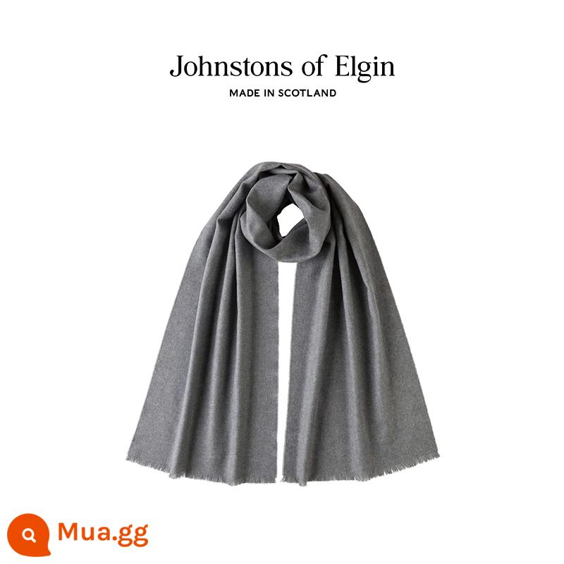 [Mua thêm 12 đôi] [Dòng cổ điển] Khăn len Johnstons of Elgin Merino - xám