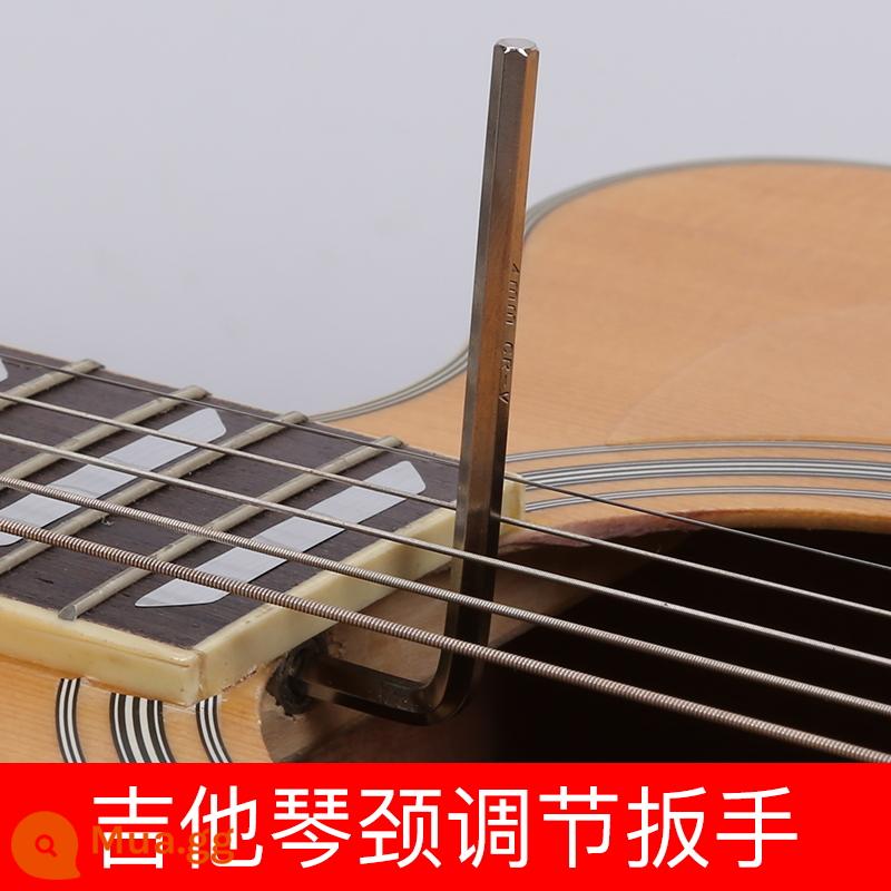 Đàn Guitar Người Mới Bắt Đầu Phụ Kiện Tặng Ba Lô Đàn Guitar Dây Chuyển Vị Kẹp Chỉnh Ngón Tay Cốt Cốt Cuốn Gọn Toàn Bộ - Cờ lê điều chỉnh cổ đàn guitar