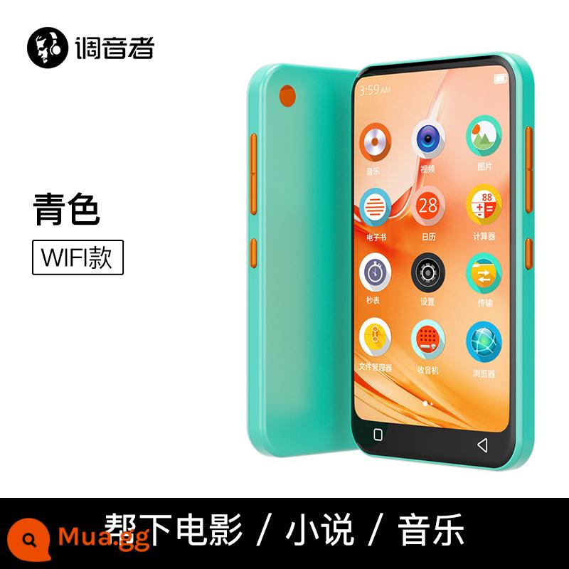 mp4wifi có thể truy cập Internet máy nghe nhạc mp5 mp7 toàn màn hình tiểu thuyết video đặc biệt mp3 bluetooth mp6 thẻ - Màu lục lam [wifi + Bluetooth + Màn hình màu HD]