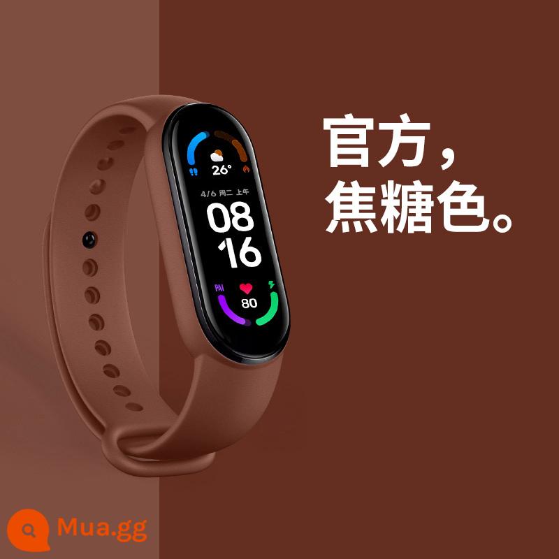 Smart Watch Men's Black Technology Đa chức năng Chạy Bước Bước không thấm nước Bluetooth Bluetooth Vòng đeo tay dành cho sinh viên Quỹ phụ nữ - Dòng màu Macaron 818-màu caramel