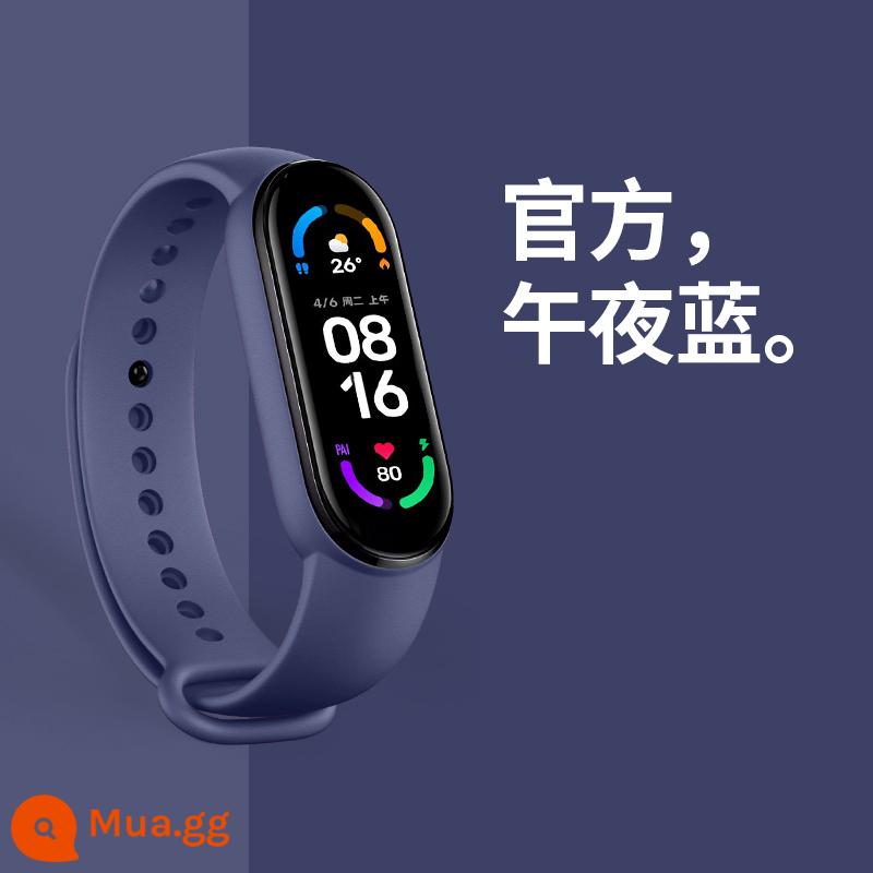 Smart Watch Men's Black Technology Đa chức năng Chạy Bước Bước không thấm nước Bluetooth Bluetooth Vòng đeo tay dành cho sinh viên Quỹ phụ nữ - 818 màu xanh nửa đêm