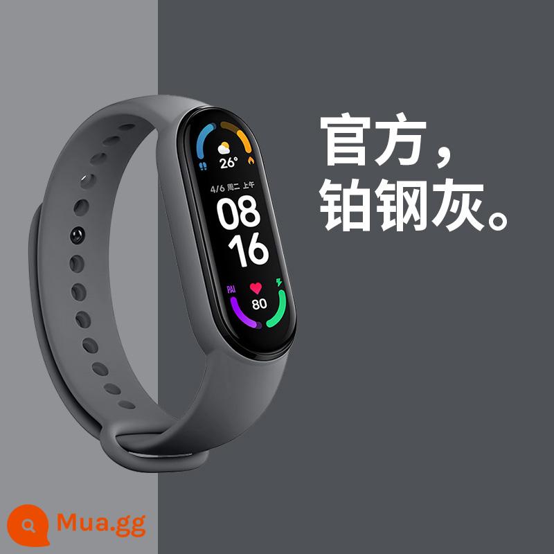 Smart Watch Men's Black Technology Đa chức năng Chạy Bước Bước không thấm nước Bluetooth Bluetooth Vòng đeo tay dành cho sinh viên Quỹ phụ nữ - 818 màu xám thép bạch kim