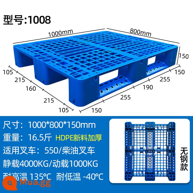 Lưới Tứ Xuyên từ nhựa pallet stacker chống ẩm pad sàn nhà kho mat hàng hóa công nghiệp pad kho pallet pallet thẻ hội đồng quản trị - 100*80*15cm [Có sẵn] Đặc biệt dành cho hàng nặng