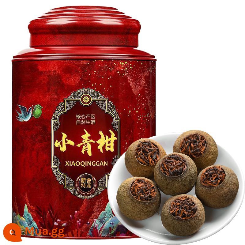 Xinhui Xiaoqinggan 500g vỏ quýt Trà Vân Nam Pu'er trà chín nguyên chất đích thực phơi nắng quýt nhỏ Trà Pu'er đóng hộp - 500,3g