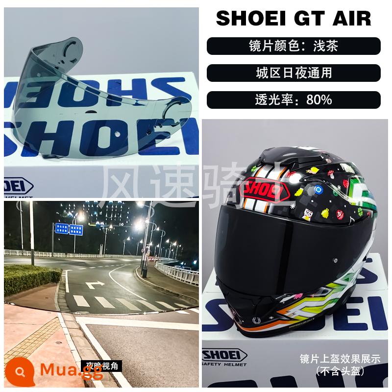 Ống kính SHOEI Z8 Z7 X14 X15 GT AIR Kính mũ bảo hiểm Glamster ngày và đêm cực quang đen chống sương mù - xám nhạt