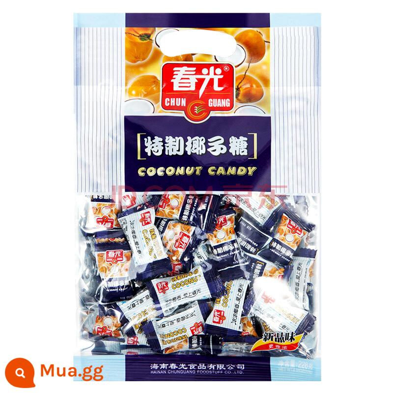 Mùa xuân Kẹo dừa đặc biệt 1000g Trái cây đặc sản Hải Nam Kẹo cứng Kẹo cưới Số lượng lớn Đồ ăn nhẹ thông thường - [Túi] Đường dừa đặc biệt 228g x 3 túi